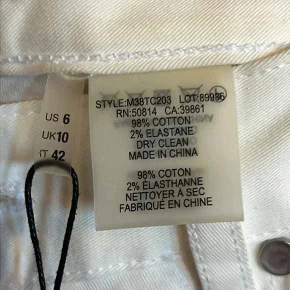 Tahari Arlene Pant Womens Joey White 6 casual Business casual office party Boho - Picture 6 of 8